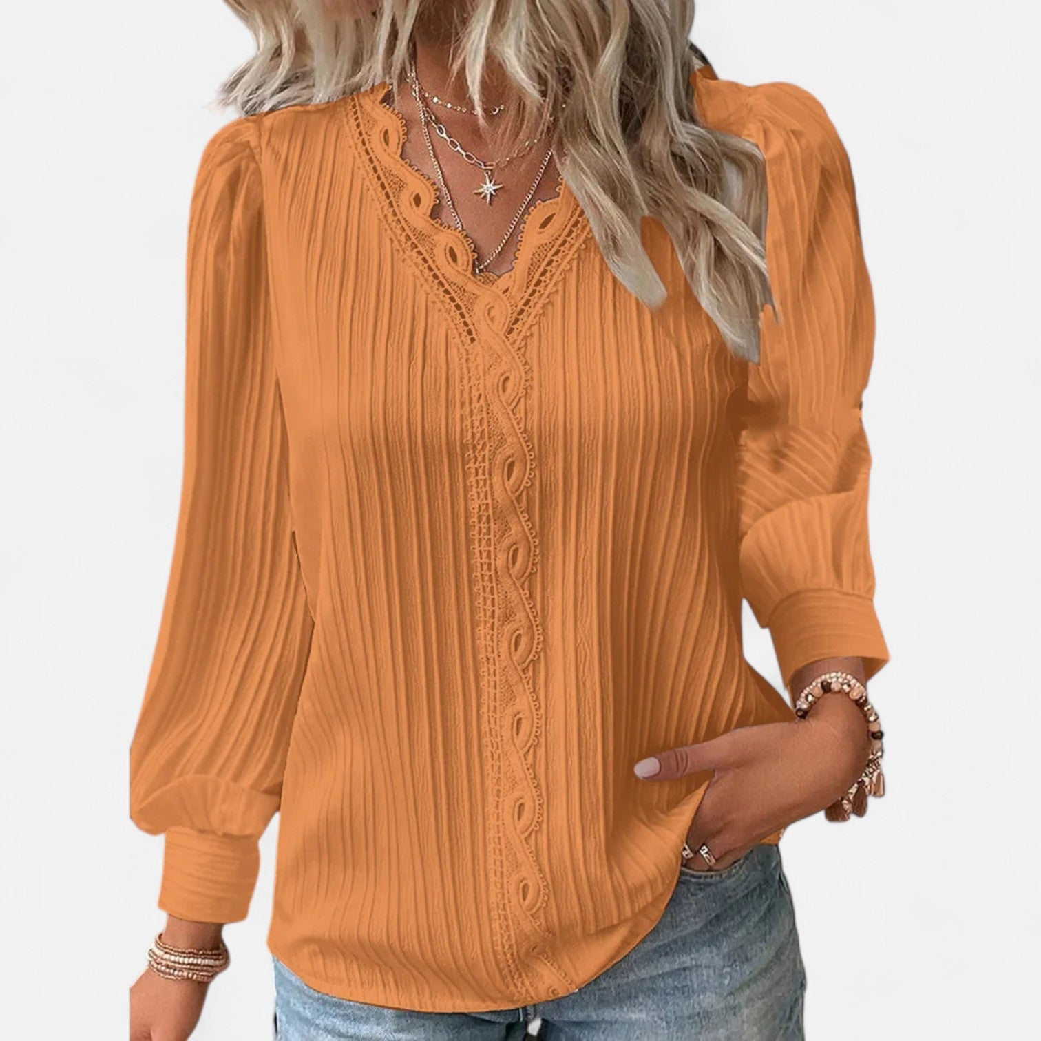 Women’s Chic Blouse – Tailored Silhouette, Effortless Polish