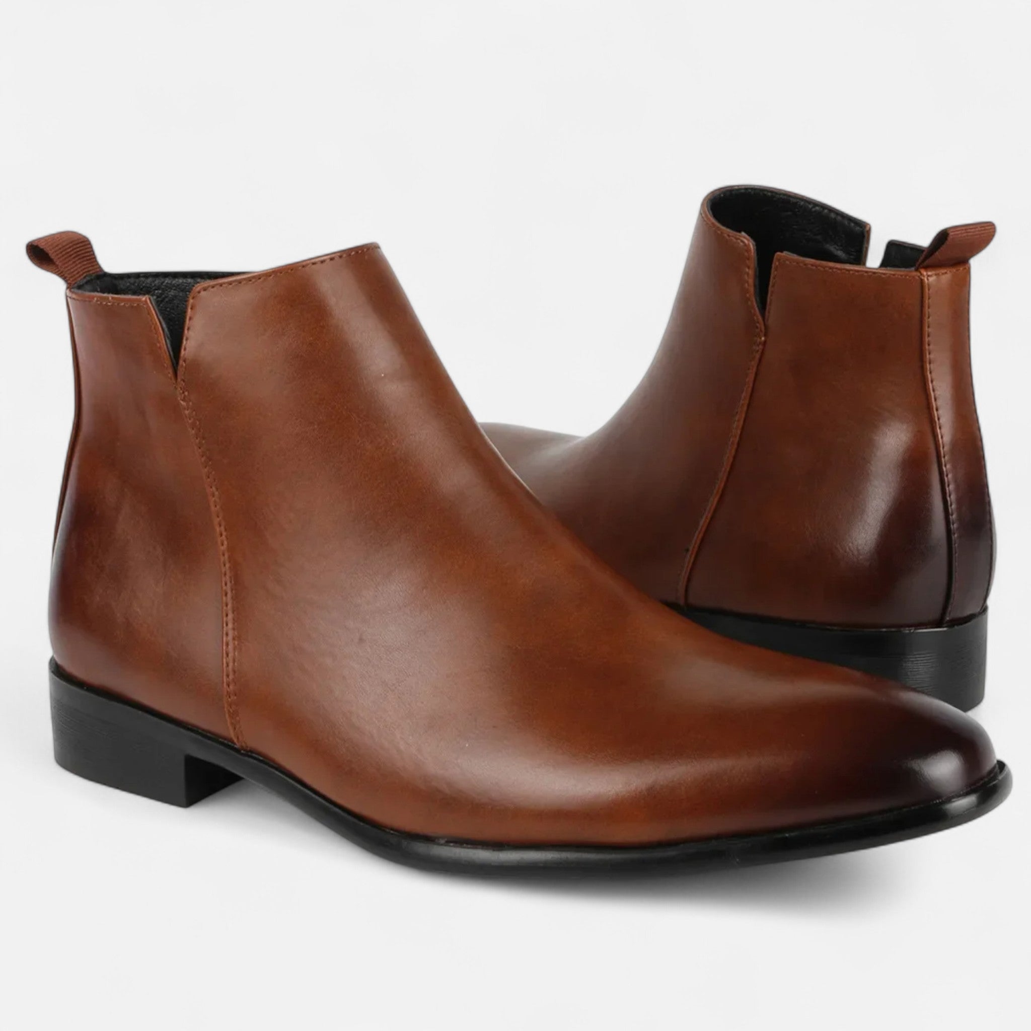 Men’s Square-Toe Chelsea Boots