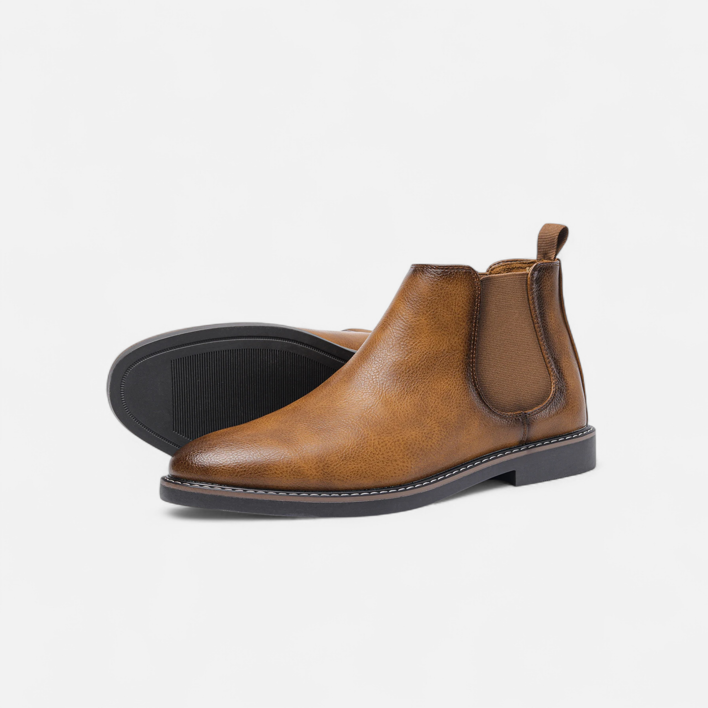 Men’s Retro Leather Chelsea Boots