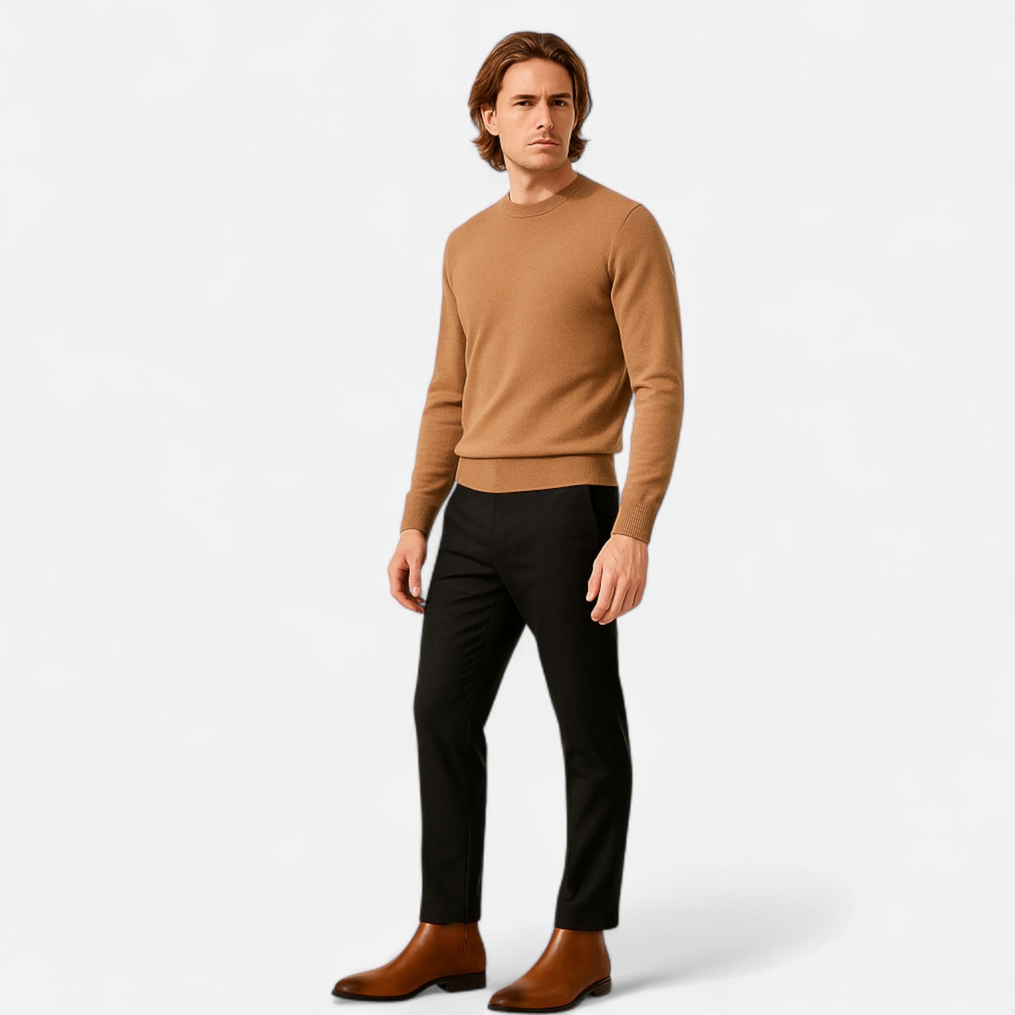 Men’s Square-Toe Chelsea Boots