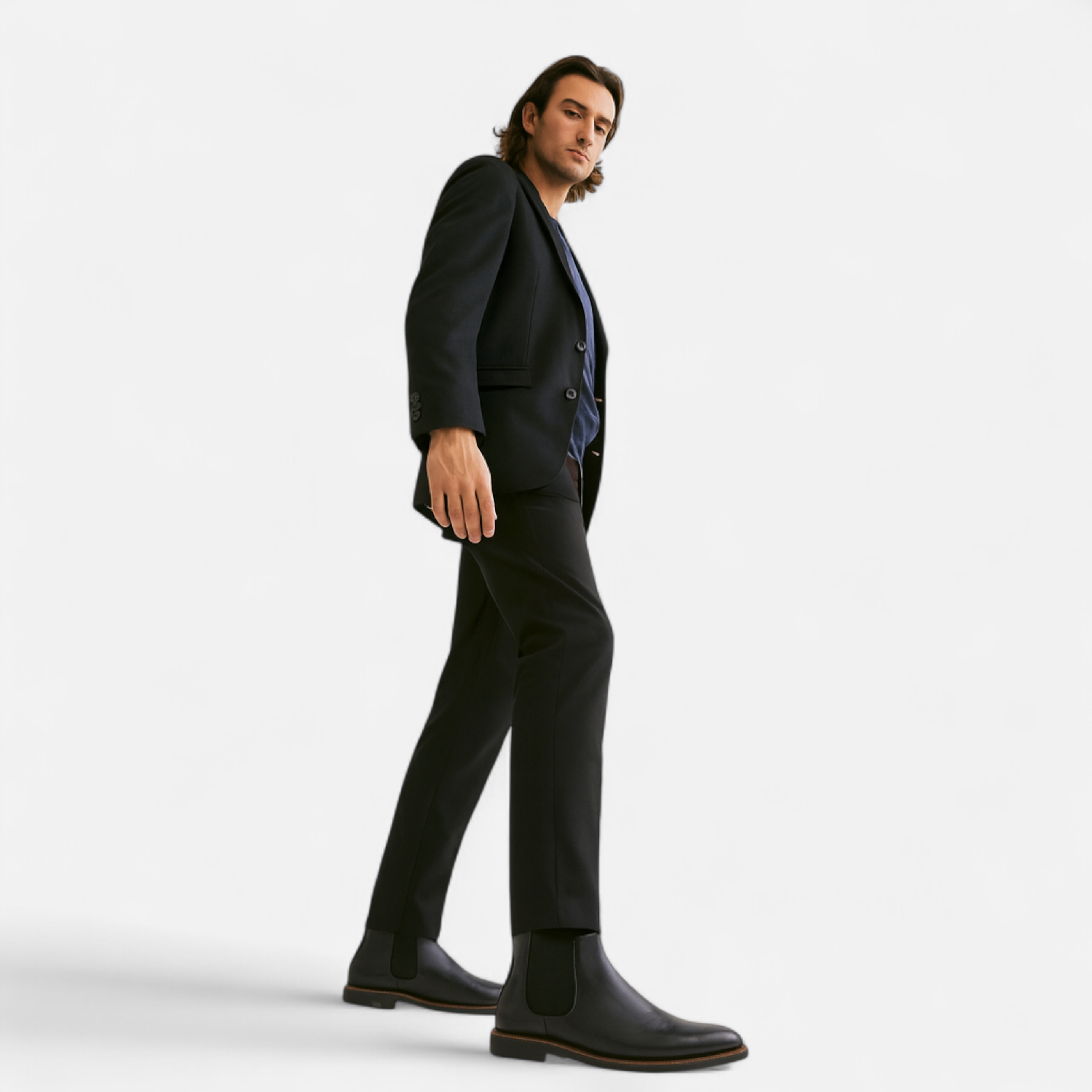 Men’s Retro Leather Chelsea Boots