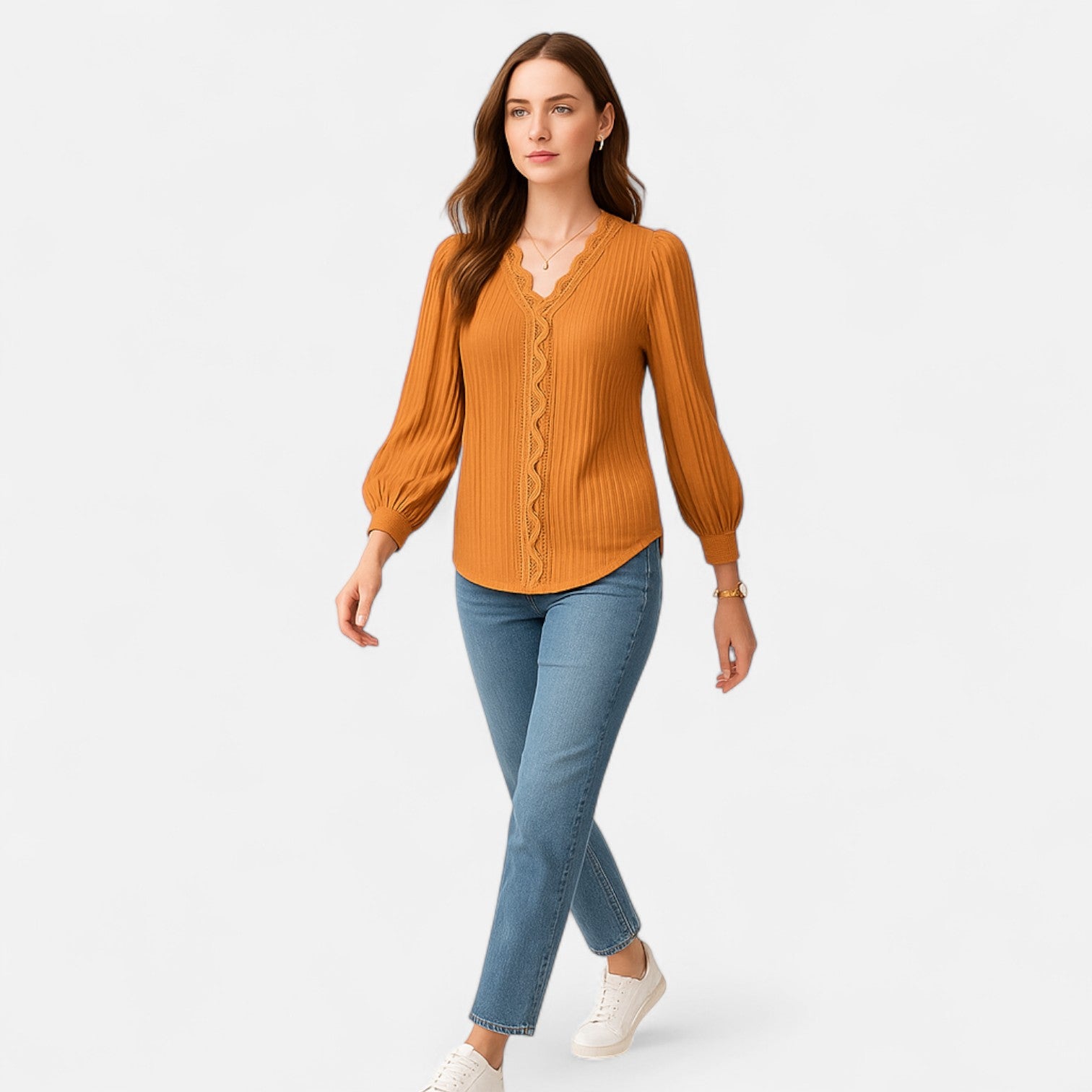 Women’s Chic Blouse – Tailored Silhouette, Effortless Polish