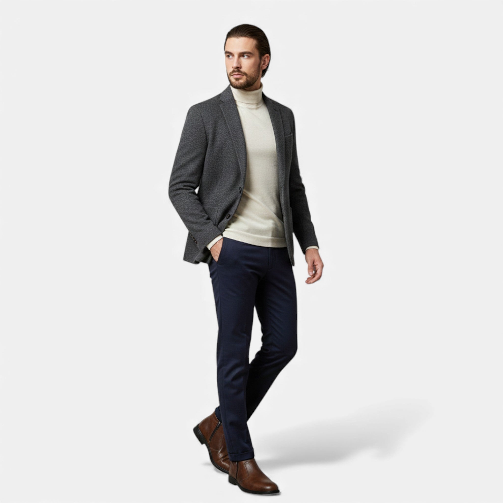 Men’s Minimal Ankle Chelsea Boots