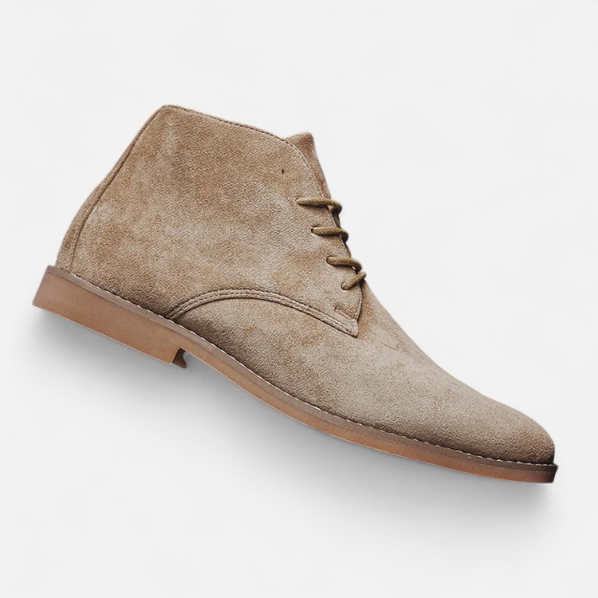 Men’s Suede Chelsea Boots — Khaki Heritage