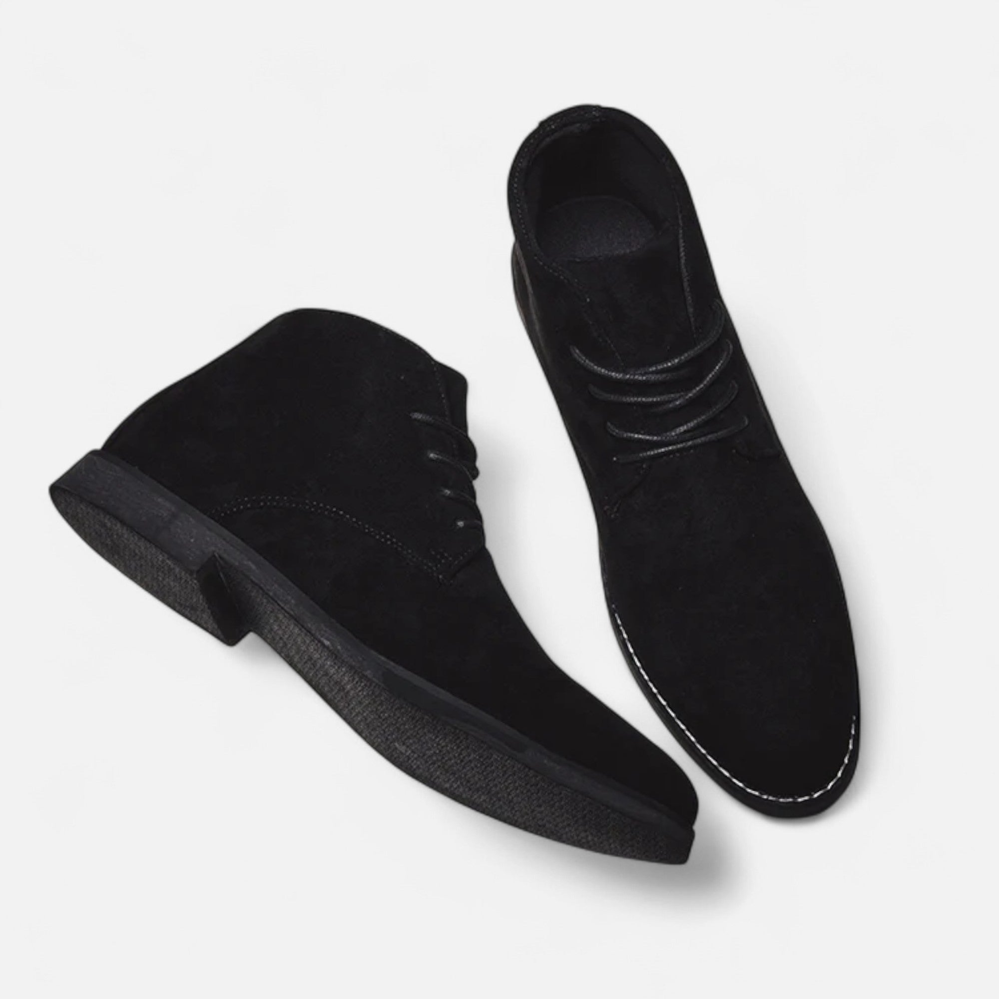 Men’s Suede Chelsea Boots — Khaki Heritage