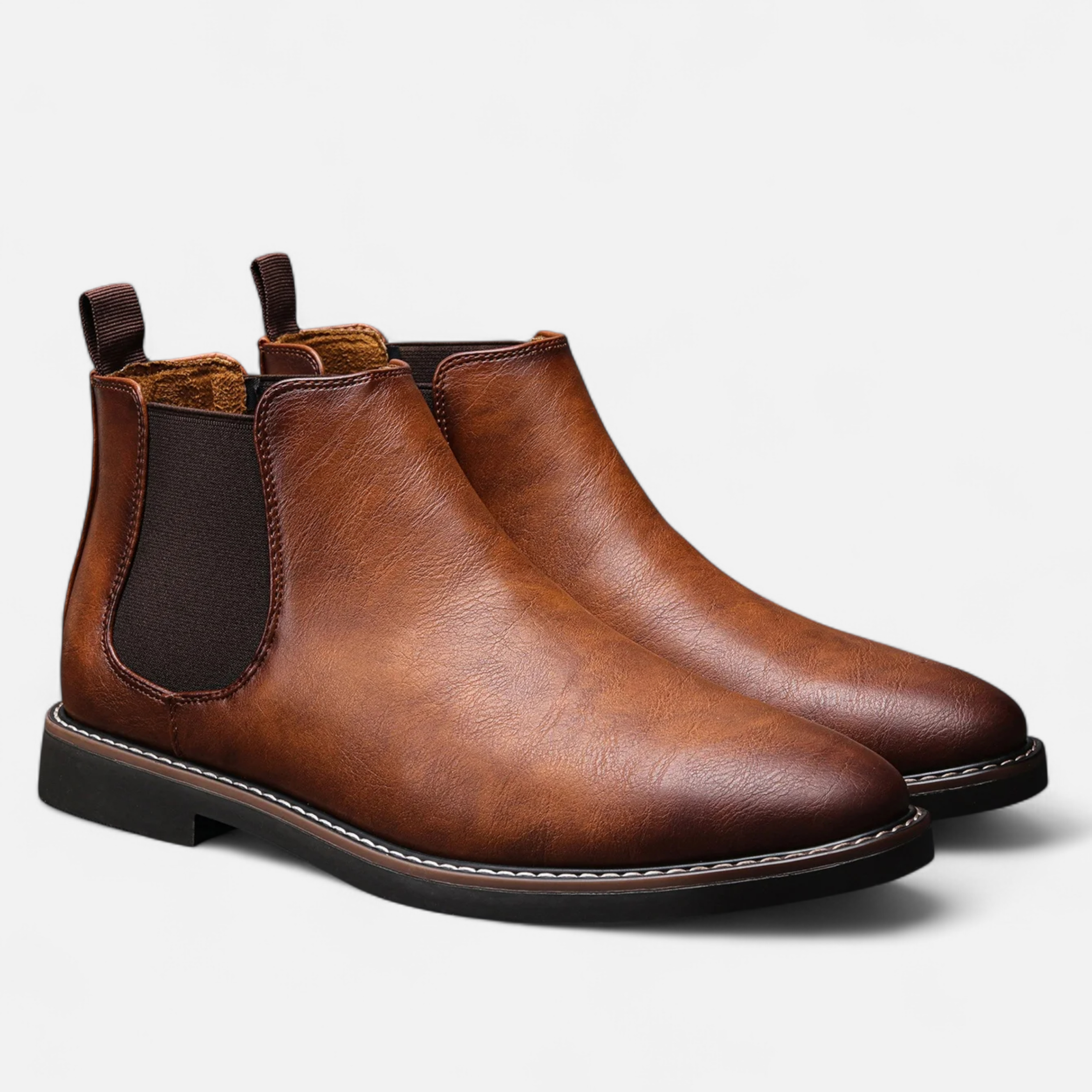 Men’s Retro Leather Chelsea Boots