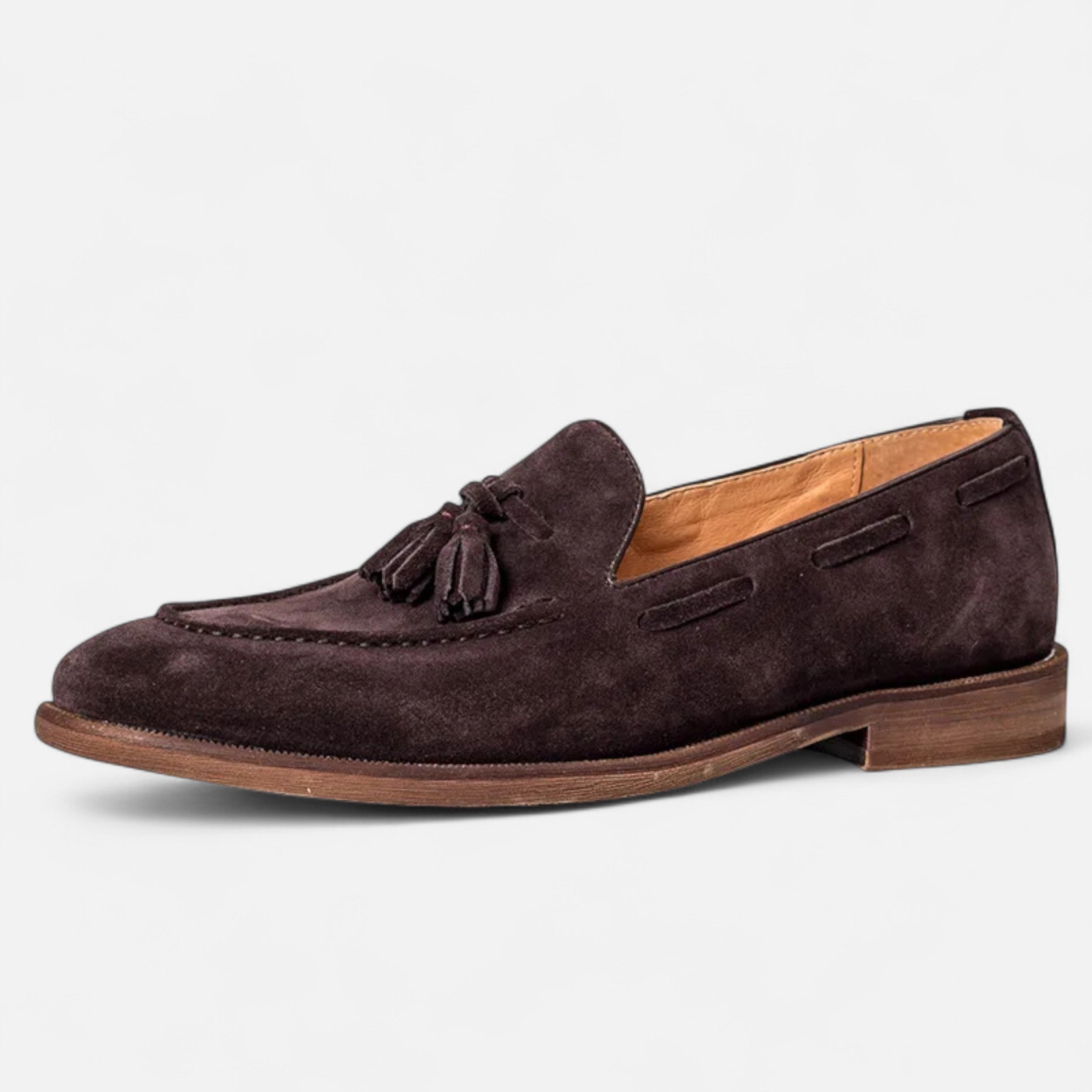 Men’s Nubuck Leather Loafers | Classic British Style