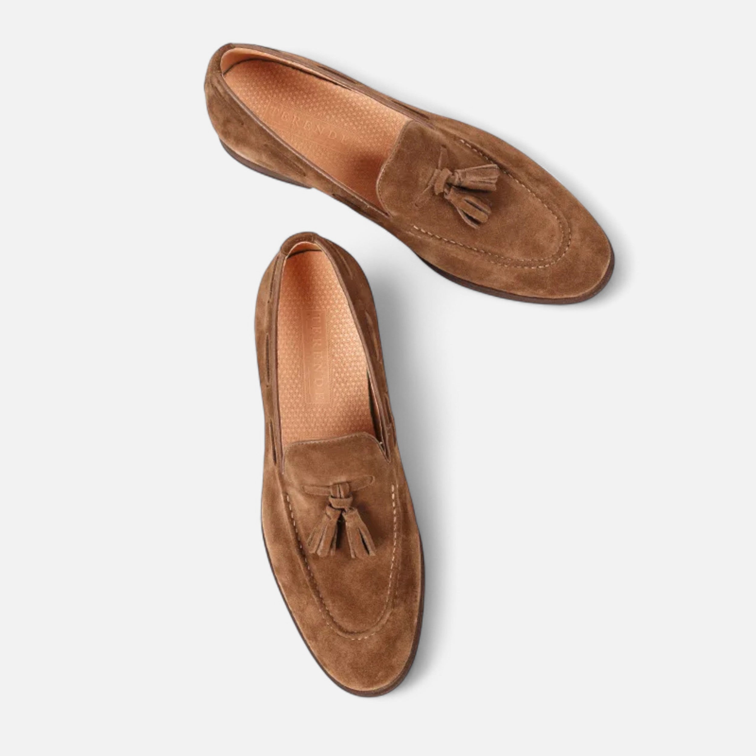 Men’s Nubuck Leather Loafers | Classic British Style