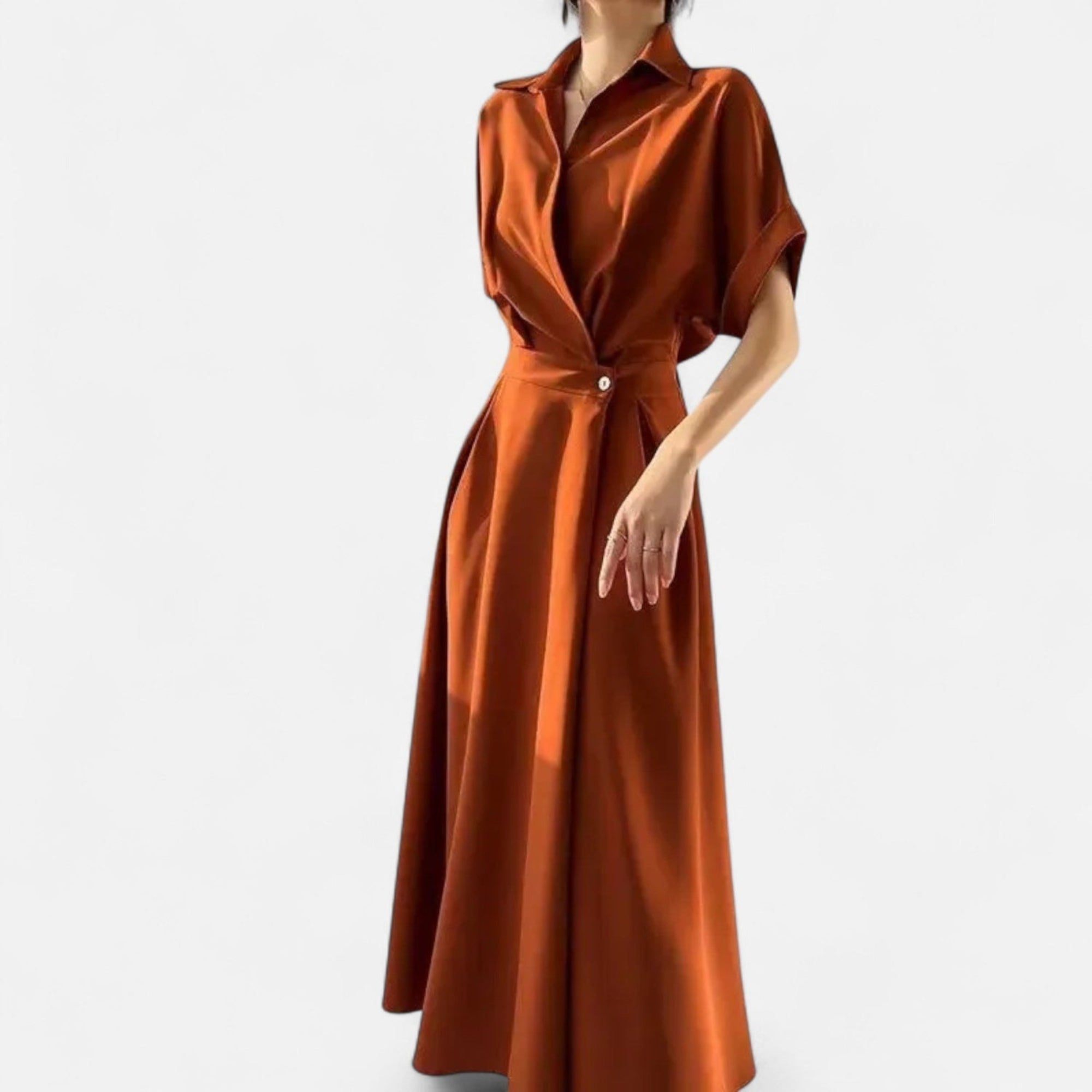 Women’s Shirt-Dress in Cotton-Blend Riviera Heritage