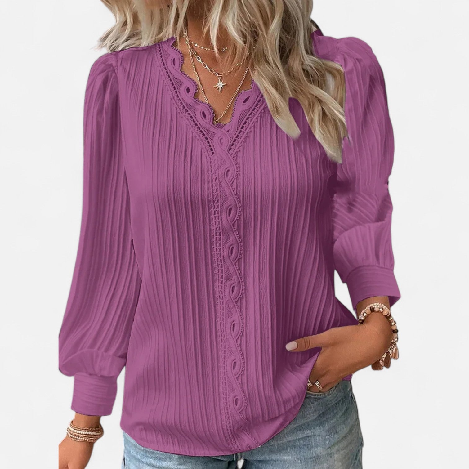 Women’s Chic Blouse – Tailored Silhouette, Effortless Polish